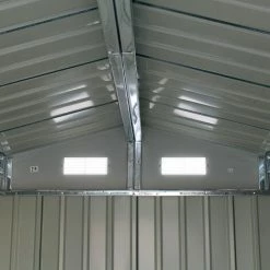 Casetta In Metallo Box Casa Da Giardino A Due Falde 261x181xH198cm Okhalamo 9 Casetta In Metallo Box Casa Da Giardino A Due Falde 261x181xH198cm Okhalamo -COSTWAY shop 54184963 5