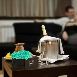 Relaxdays Box Di Rose A Forma Di Cuore, 18 Rose, Nero, Resistente 10 Anni, Idea Regalo, Box Decorativo, Turchese -COSTWAY shop 54555716 3