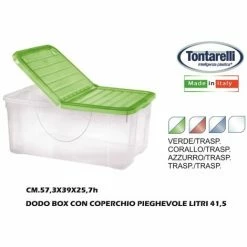 CONTEN. DODO BOX LT.41 C/COP.PIEG.CM.57,3X39X25,7h