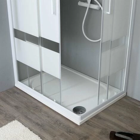 BOX DOCCIA 70X100 CRISTALLO SERIGRAFIA PREZZO ECONOMICO VENERE 3 BOX DOCCIA 70X100 CRISTALLO SERIGRAFIA PREZZO ECONOMICO VENERE - immagine 3