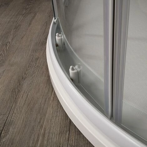 BOX DOCCIA CURVO 90X90 CRISTALLO 4 MM SERIGRAFATO VENERE 5 BOX DOCCIA CURVO 90X90 CRISTALLO 4 MM SERIGRAFATO VENERE - immagine 5