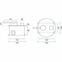 Set Doccia Da Incasso Rea Lungo Black + BOX -COSTWAY shop 69479535 5