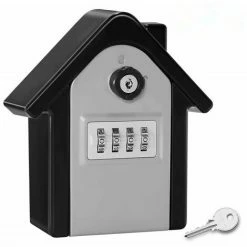 GroupM ITGrey Key Box Cassetta Di Sicurezza Per Chiavi Password Antifurto Per Casa, Ufficio, Fabbrica, Garage