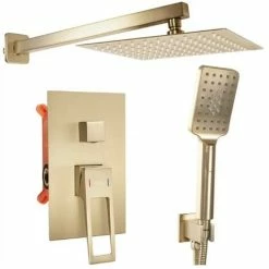 Set Doccia Da Incasso Rea Parker BRUSH GOLD BOX