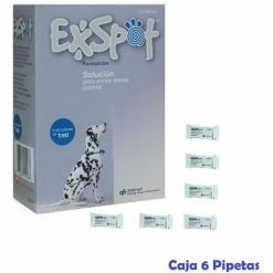 Box 6 Exspot Pipettes Per Cani Anti -pulci, Zecche, Pidocchi E Flebotomi - 1 Ml (cani 15 Kg)