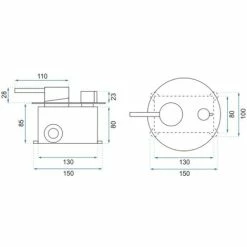 Set Doccia Da Incasso REA Lungo White + BOX -COSTWAY shop 72636131 4