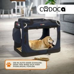 CADOCA Box Per Il Trasporto Di Cani Gatti Trasportino Per Animali Per Auto Grigio Diverse Grandezze M - Navy Blau (de) -COSTWAY shop 77563271 3