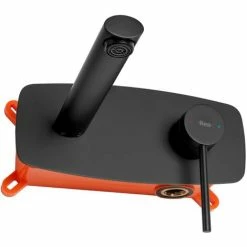 Rubinetto Da Incasso Rea Oval Black + Box -COSTWAY shop 81224669 3