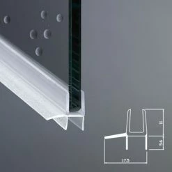 Guarnizione Box Doccia Con Gocciolatoio | Vetro 6mm EC-848