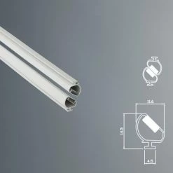 Guarnizione Magnetica Box Doccia In Gomma EC-MAG-3322 Colore: Bianco