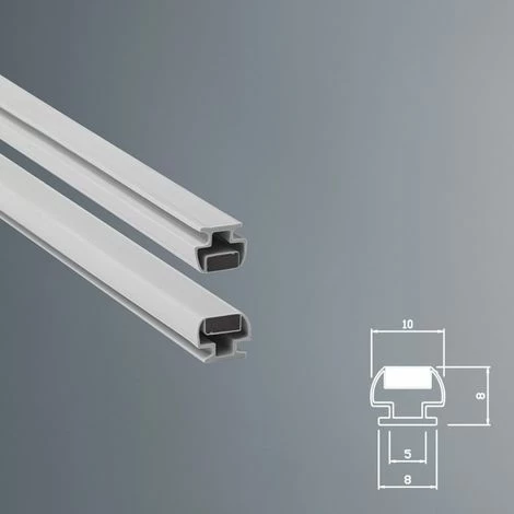 Guarnizione Magnetica Box Doccia In Gomma EC-MAG-8-41 Colore: Grigio 1 Guarnizione Magnetica Box Doccia In Gomma EC-MAG-8-41 Colore: Grigio