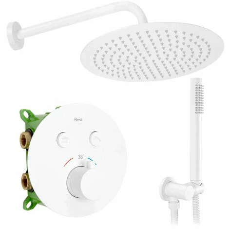 Set Doccia Da Incasso Rea LUNGO MILER WHITE BOX 1 Set Doccia Da Incasso Rea LUNGO MILER WHITE BOX