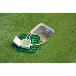 Arnocanali PB3030V Drain Box - Pozzetto Elettrico Per L’irrigazione, Con Coperchio Carrabile, Grigio/Verde, 32 X 32 X 23 Cm -COSTWAY shop 89657894 3