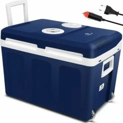 KESSER® Frigo Box 40L Con Ruote Per Mantenere Il Calore E Il Raffreddamento Frigo Box Termoelettrico 12 Volt E 230 Volt Mini Frigo Box Termico Per Auto Barca E Campeggio EEK A+++ Con Modalità ECO