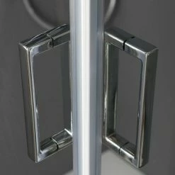 BOX DOCCIA 80X80 ECONOMICO CON CRISTALLO DA 4 MM LUNA -COSTWAY shop 91261562 4