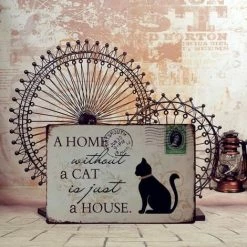 Metal Box Bar Sign Art Plaque Poster Cafe Pub Decor Plaque Vintage Slogan -COSTWAY shop 92971717 3