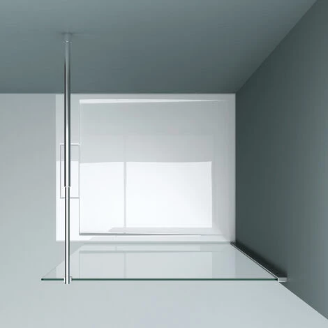 Doporro® Box Doccia Walk-In 50x200cm, Parete Doccia Anticalcare In Cristallo Trasparente Da 8mm Con Braccio Sostegno Telescopico In Acciaio BRAM1 Bremen01K 2 Doporro® Box Doccia Walk-In 50x200cm, Parete Doccia Anticalcare In Cristallo Trasparente Da 8mm Con Braccio Sostegno Telescopico In Acciaio BRAM1 Bremen01K - immagine 2